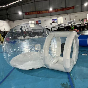 Inflatable bubble tent for glamping resort rentals