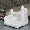 Combo de diapositives de château gonflable blanc durable pour une utilisation de l'arrière-cour