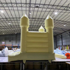 Light yellow wedding baby bouncer inflatable castle