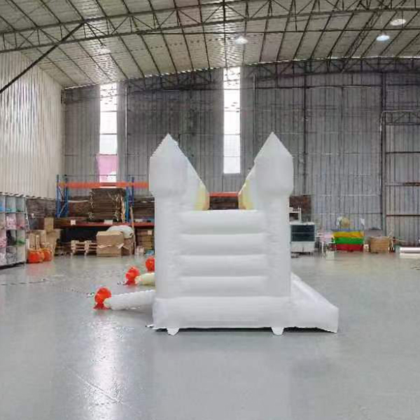 White Inflatable Bounce House Castle for Wedding Party Rental
