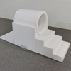 White tunnel and slide soft play structure for kids