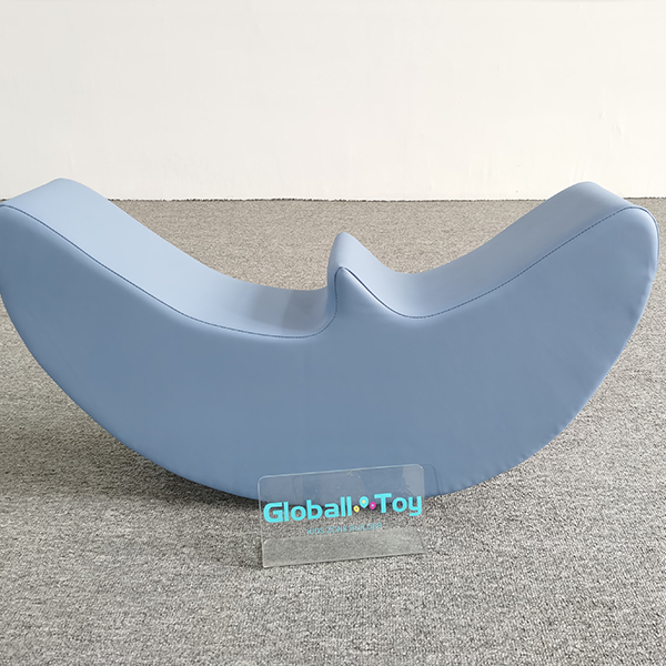 Soft foam rocker chair in pink for toddler play area