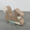 Soft ride-on squirrel rocker for kids gym