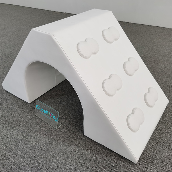 Soft Foam Climbing Triangle Tunnel with Cloud Grips for Toddlers And Indoor Play Areas Ideal for Preschool Gross Motor Development Equipment