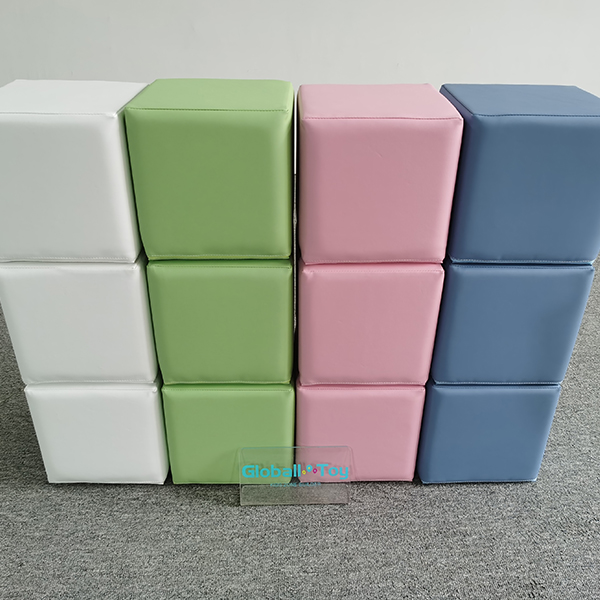Indoor foam climbing blocks for preschool activities