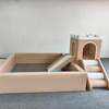 soft foam play equipment with castle and seats for leasing