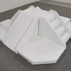indoor foam climbing castle with roller slide for kids