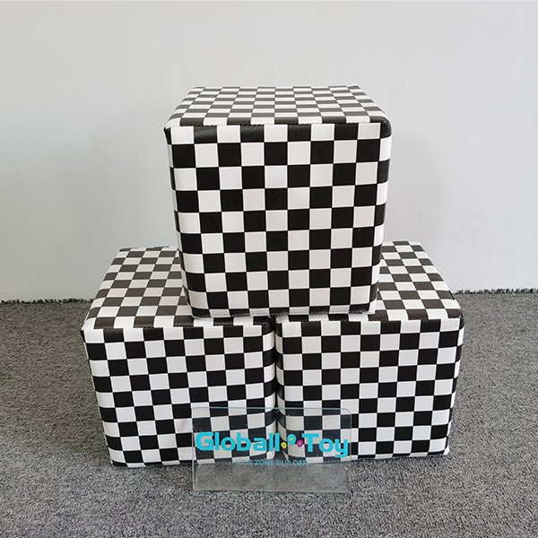 black-checkered-soft-play-toy-cubes