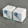 Jellyfish design soft cubes side angle for ocean theme