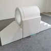 white-soft-play-tunnel-slide-and-stairs