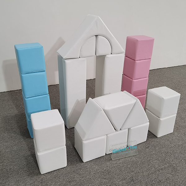 set de creación de bloques blancos