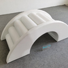 white-soft-play-slide-with-fence-combination