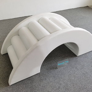 white-soft-play-slide-with-fence-combination