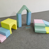 Pastel Soft Play Climbing Tunnel and Arch Blocks