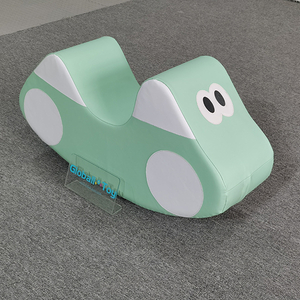 Mint soft play rocker shaped like a car