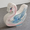 Soft play swan rocker for kids playroom or preschool center