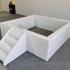 Soft foam play blocks in white color for kids