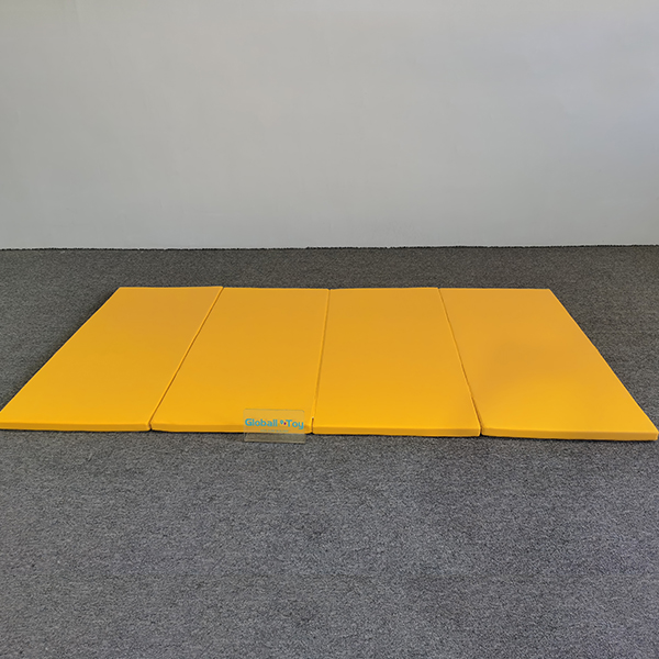 yellow soft mat for crawling and gym use