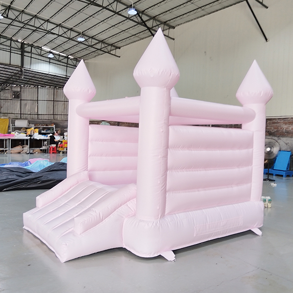 pink-inflatable-castle-slide-for-event-rentals