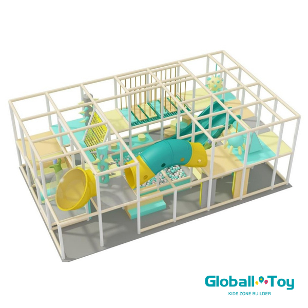 kids indoor playground tube slide soft play manufacturer