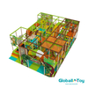 kids indoor play structure with tube slide and tunnel manufacturer