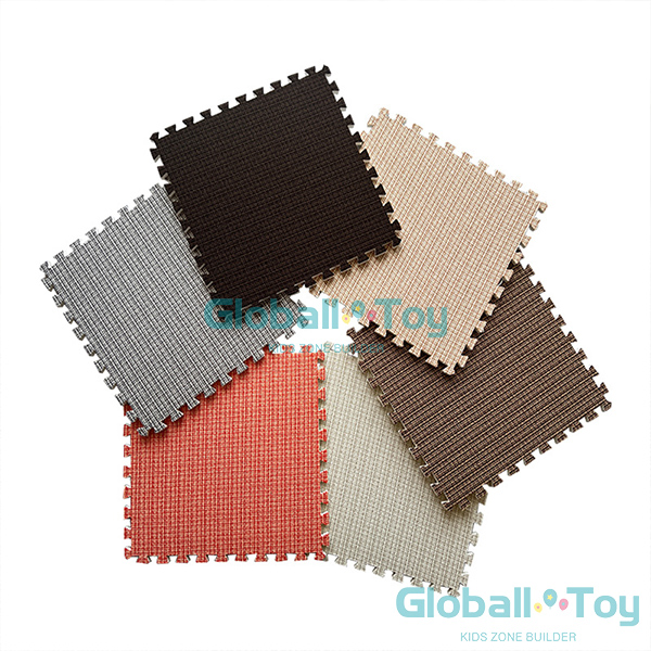 woven floor mat color set soft interlocking mats