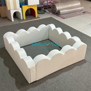 Clôture de jeu doux blanc pour les aires de jeux intérieures pour enfants