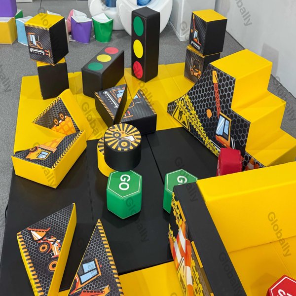 Construction Theme Soft Play Blocks Set for Kids