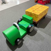 Playage doux tracteur vert pour les enfants