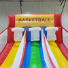 Bright inflatable slide castle for children’s amusement parks