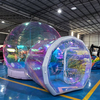 Transparent dome bubble tent for indoor party setup