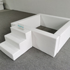 Soft foam indoor climbing set with white ball pit