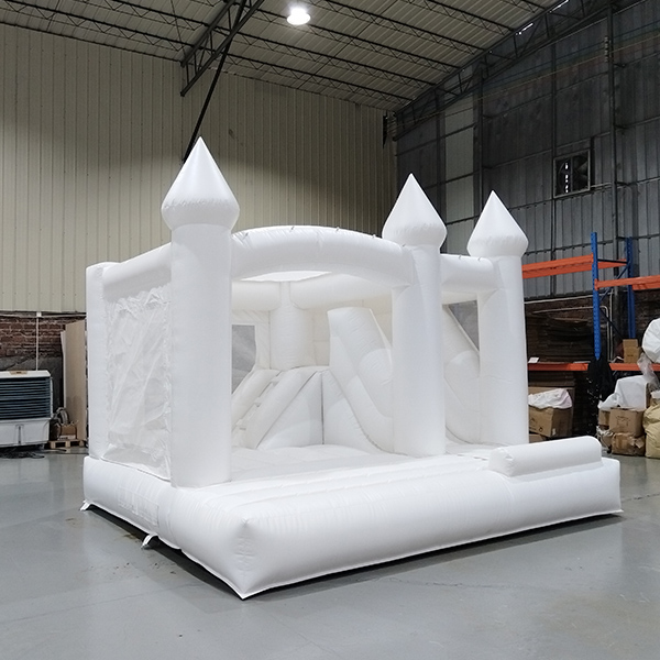 Jugua de castillo inflable de juego suave con diseño de malla