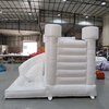 Large wedding bounce house with slide for children play