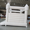 Elegant inflatable white jumping castle for event hire business