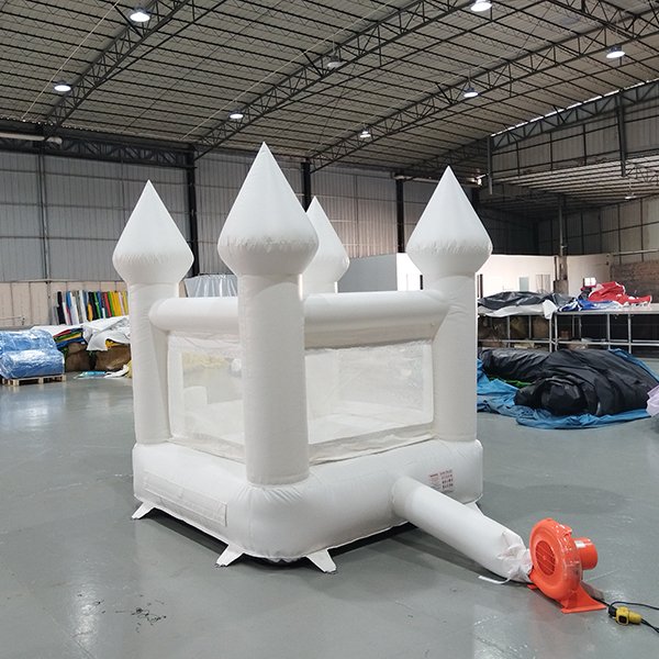 Château de glissière blanche château pour le mariage Utilisation de la location de fête de baby shower