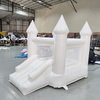 Commercial white castle jumping house inflatable for event rental