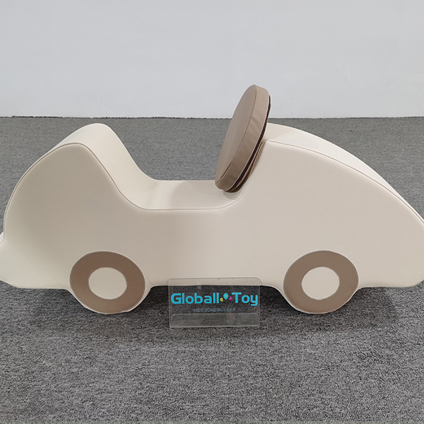 Custom soft foam fence for toddler activity area