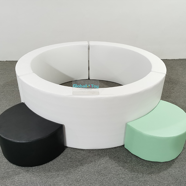 pastel half moon foam steps for baby activity pit supplier