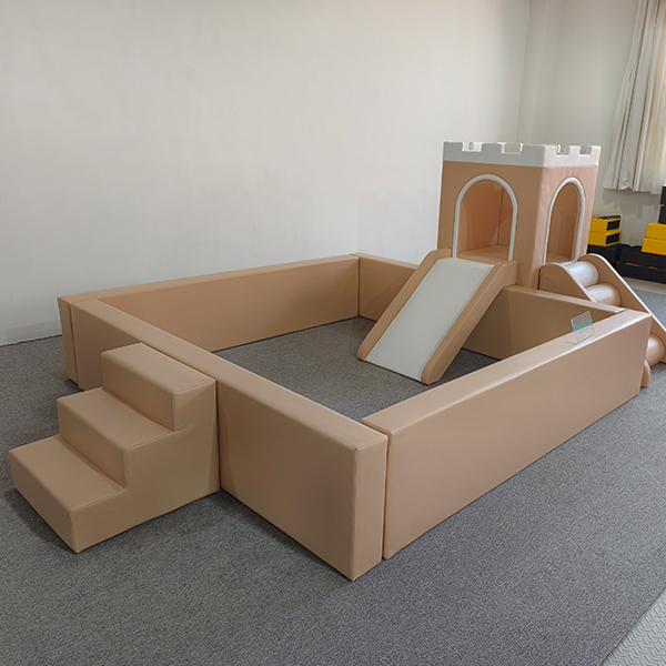 blue climbing slide playset for preschool suppliers
