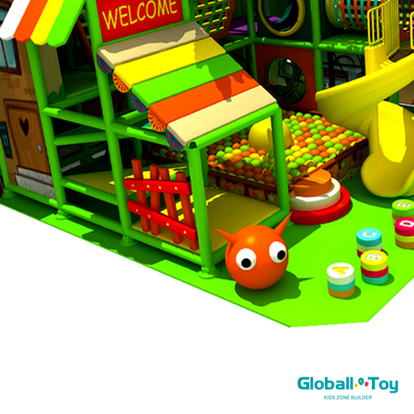 daycare indoor playground compact soft play toys with safety fence