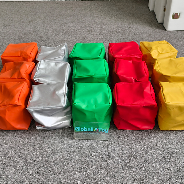 Colorful soft play cubes for toddlers and kids