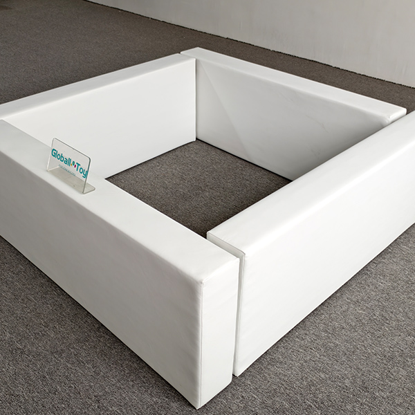 Foam barrier setup for toddler soft play zone