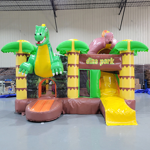 Commercial-Dino-Inflatable-slide-for-Events