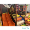 commercial soft play structure with climbing frames and foam play blocks