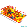 family entertainment center indoor play area with building blocks and activity panels