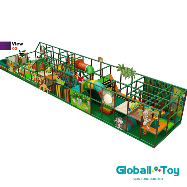 custom jungle indoor playground tunnel slide oem factory price for fec