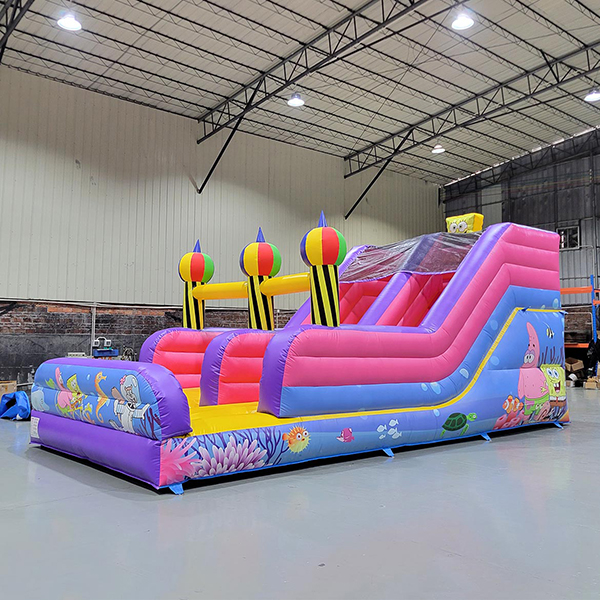 escorregador inflável de aventura oceânica para aluguel de negócios