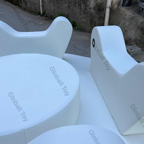 Jouet carrousel à jeu doux rond blanc pour bébé amusement intérieur