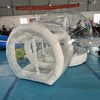 Transparent bubble tent with tunnel for toddler play zones